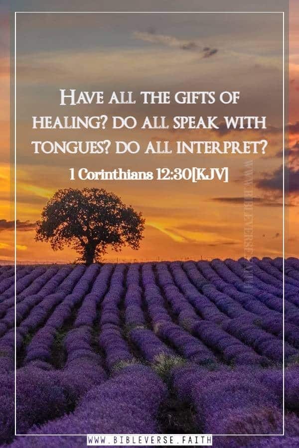 1 corinthians 12 30[kjv] healing miracles of jesus