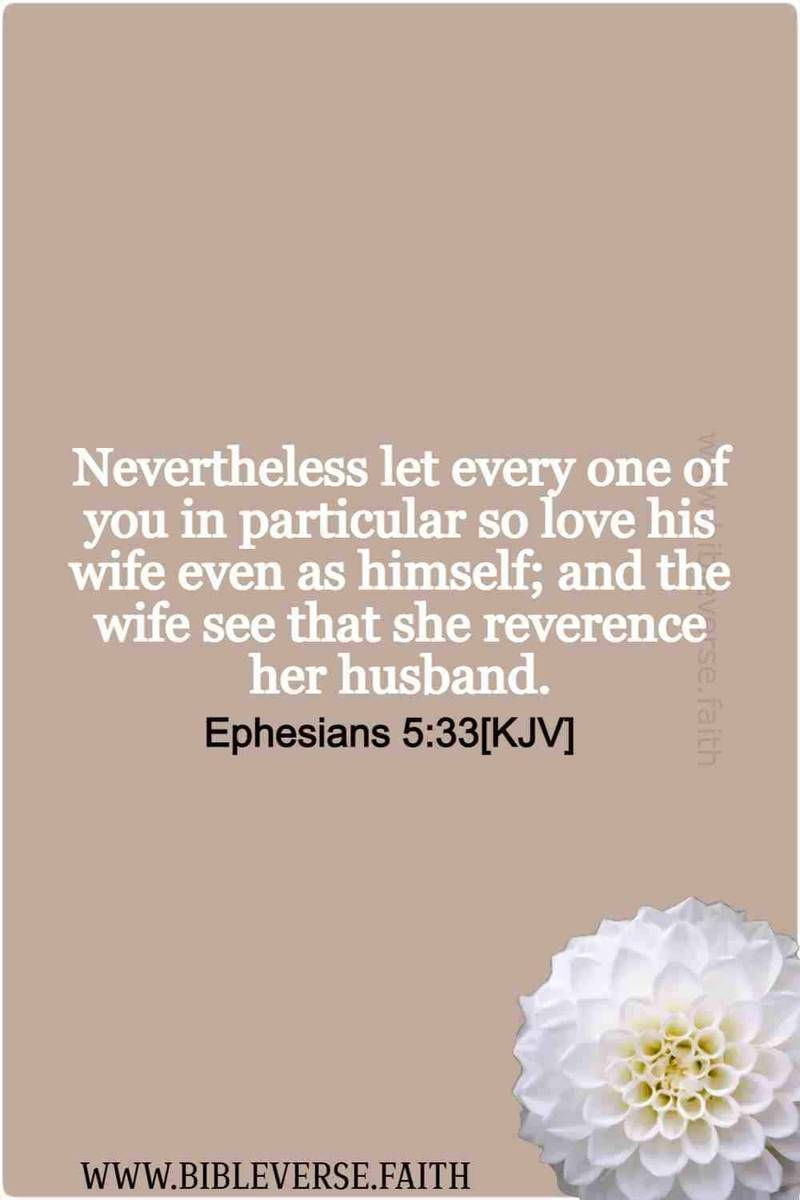 ephesians 5 33[kjv] love one another bible verse