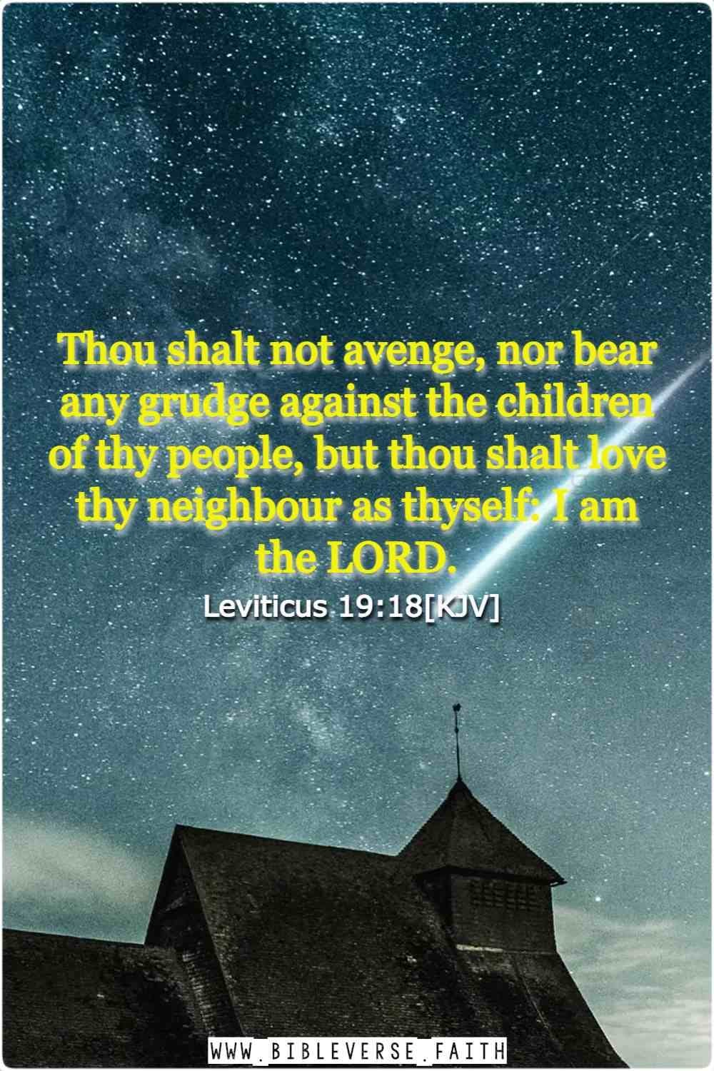leviticus 19 18[kjv] god is love scripture