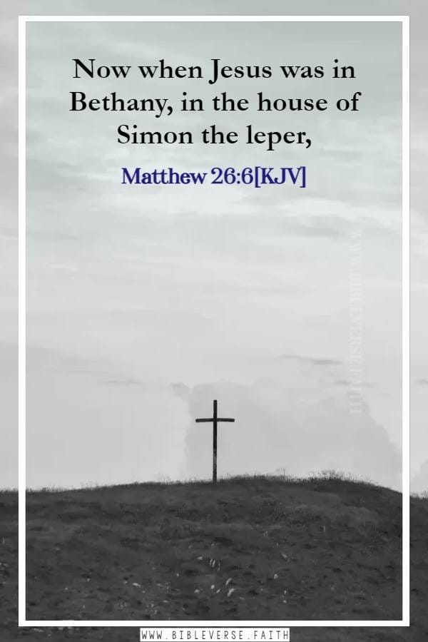 matthew 26 6[kjv] the leper in the bible