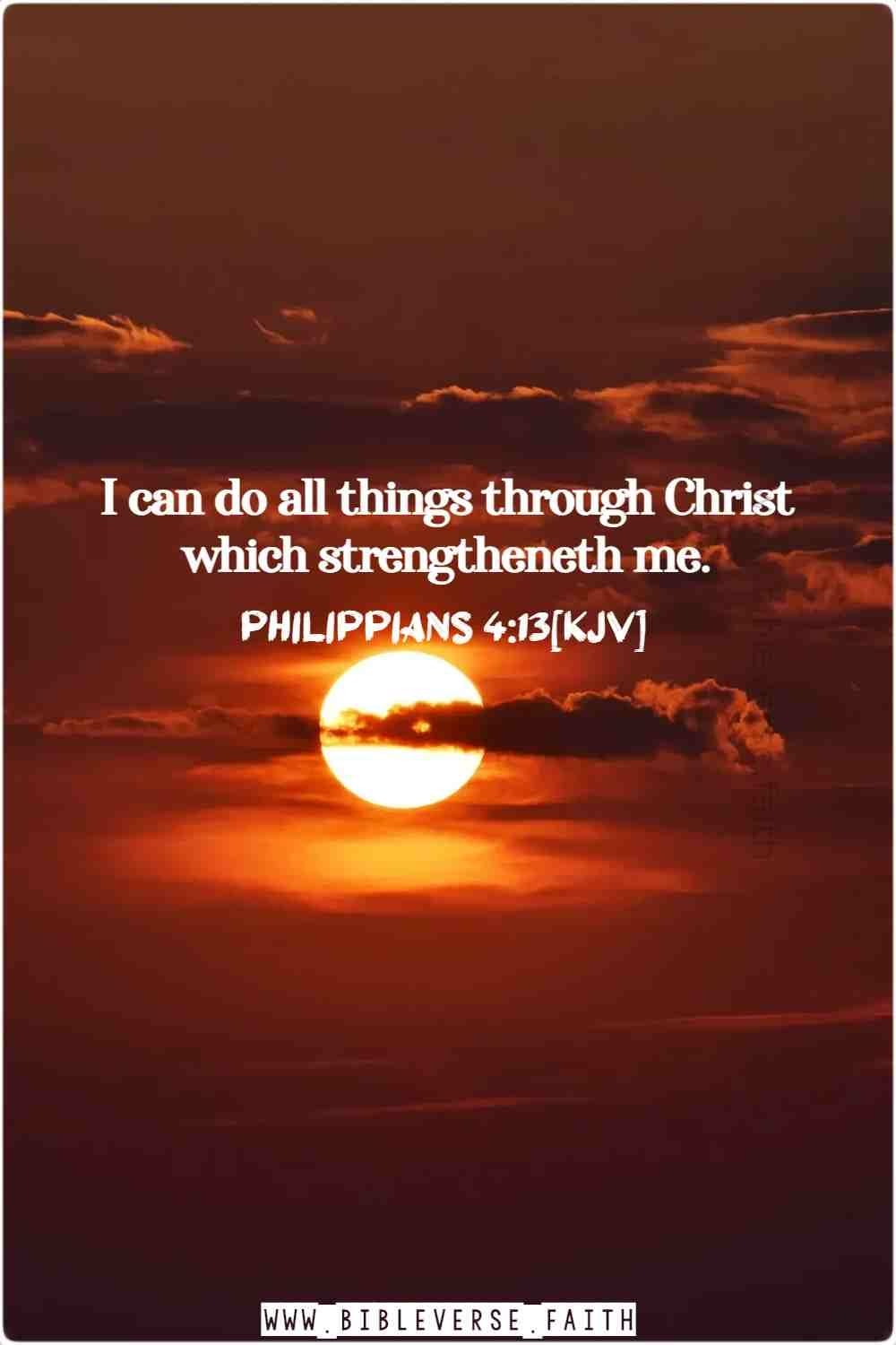 philippians 4 13[kjv] bible verses about trusting others