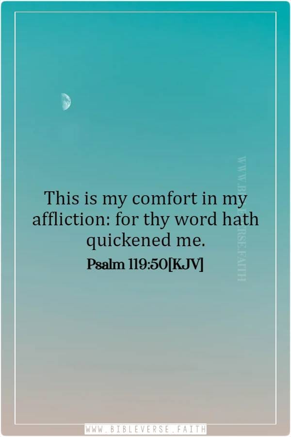 psalm 119 50[kjv] psalm for healing