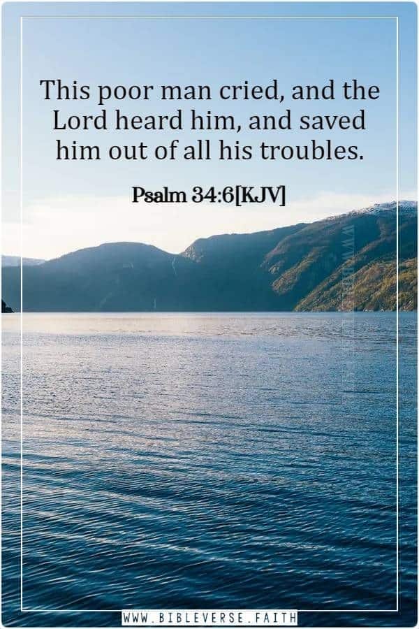 psalm 34 6[kjv] psalm for healing