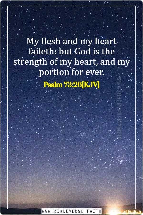 psalm 73 26[kjv] psalm for healing