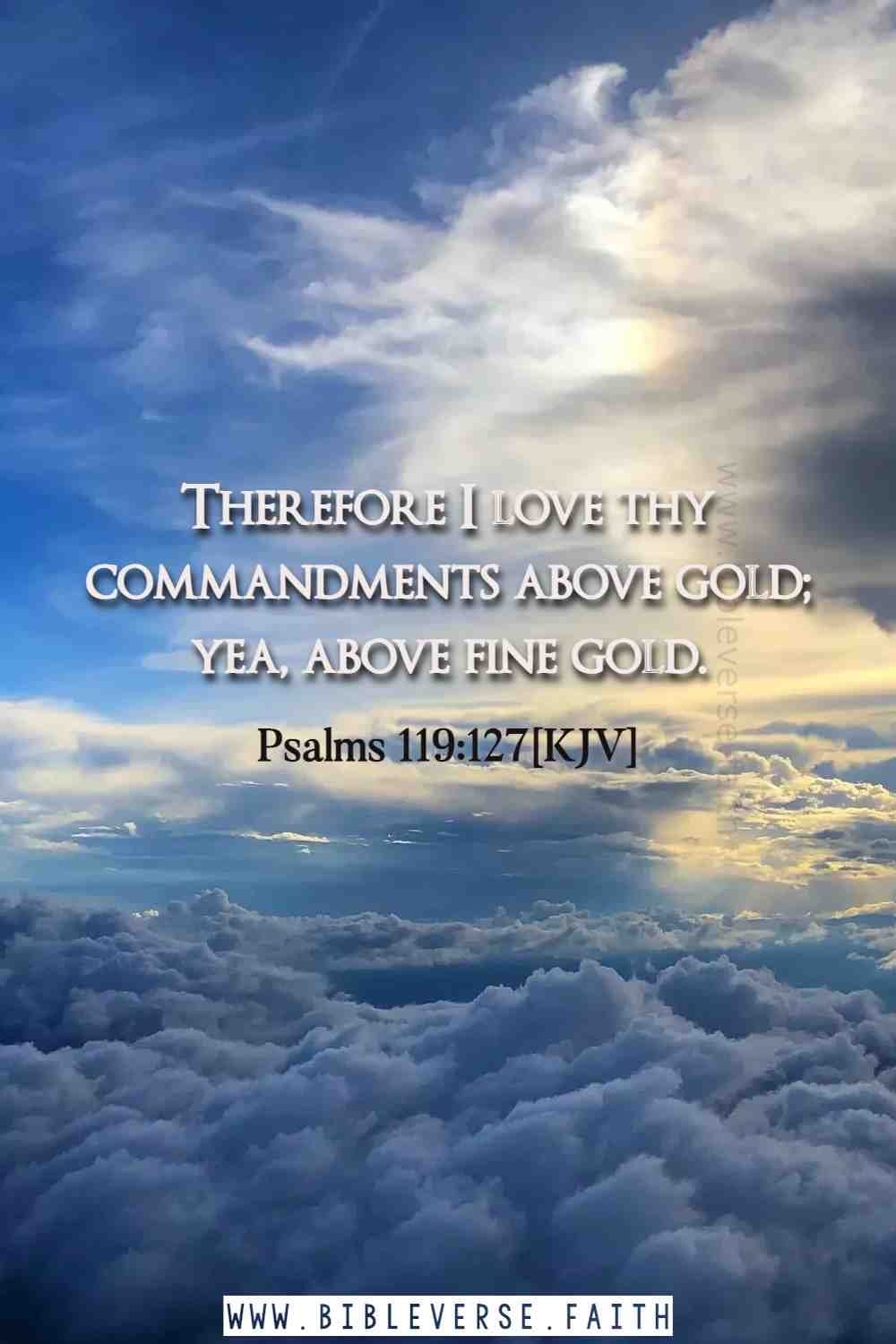 psalms 119 127[kjv] psalms about god's love