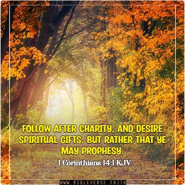 1 corinthians 14 1 kjv bible verses about gifts from god