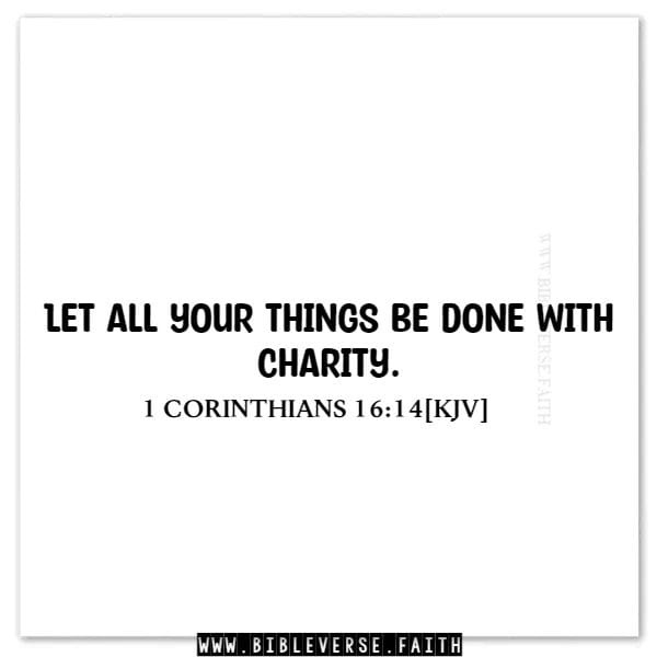 1 corinthians 16 14[kjv] bible wedding quote