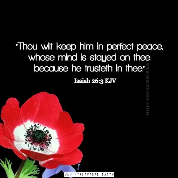 isaiah 26 3 kjv bible verses about missing someone