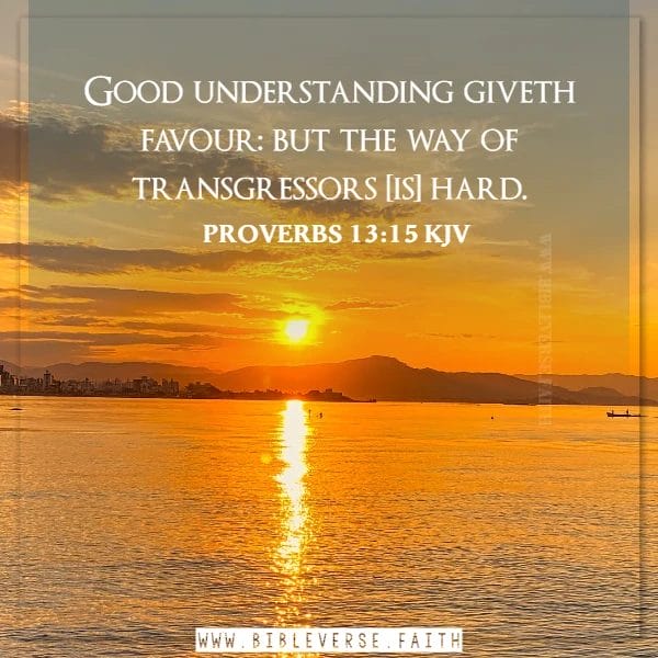 proverbs 13 15 kjv bible verses about favor