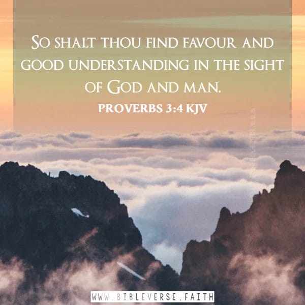 proverbs 3 4 kjv bible verses about favor