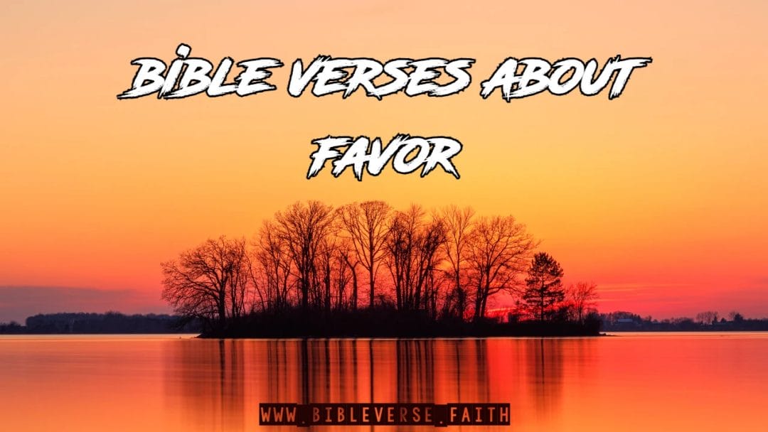 bible verses about favor