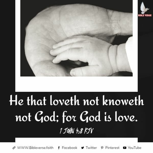 1 john 4 8 kjv bible verses about love and trust