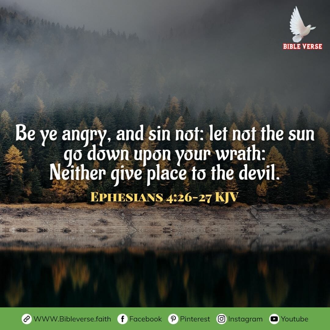 ephesians 4 26 27 kjv bible verses about anger
