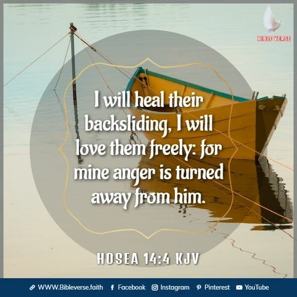 hosea 14 4 kjv god heals all diseases bible verse