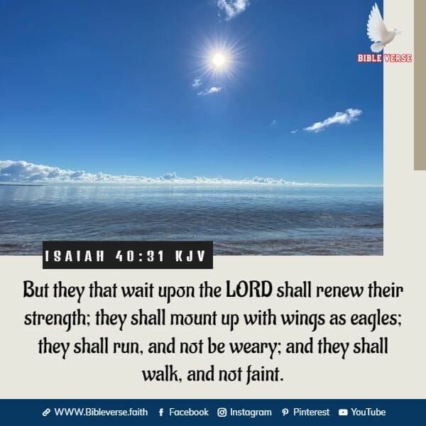 isaiah 40 31 kjv bible verses for healing and strength