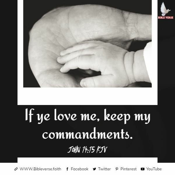 john 14 15 kjv bible verses about love and trust