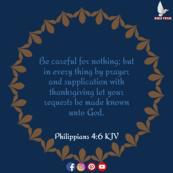 philippians 4 6 kjv bible verses worry about tomorrow