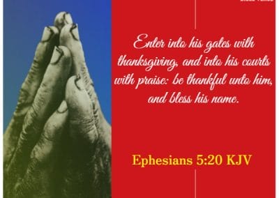 psalm 100 4 kjv bible verses about being thankful for blessings