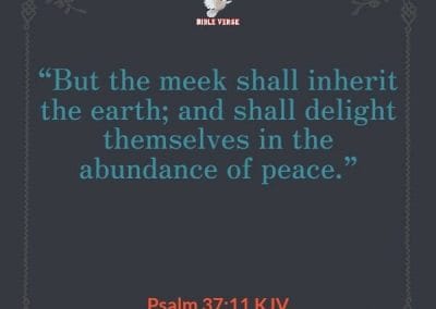 psalm 37 11 kjv bible verses about overflowing blessings