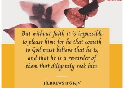 hebrews 11 6 kjv bible verse about faith and hope
