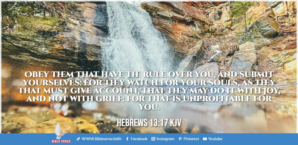 hebrews 13 17 kjv bible verse about encouraging others
