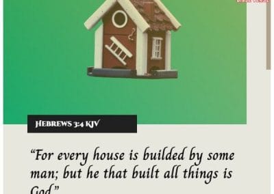 hebrews 3 4 kjv house dedication bible verse