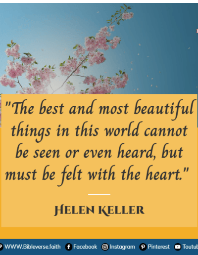 helen keller motivational christian quotes about life and trusting god