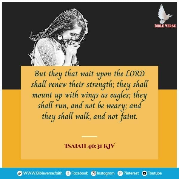 isaiah 40 31 kjv bible verses about hope and strength