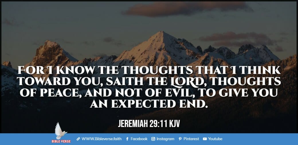 jeremiah 29 11 kjv bible verses about encouragement