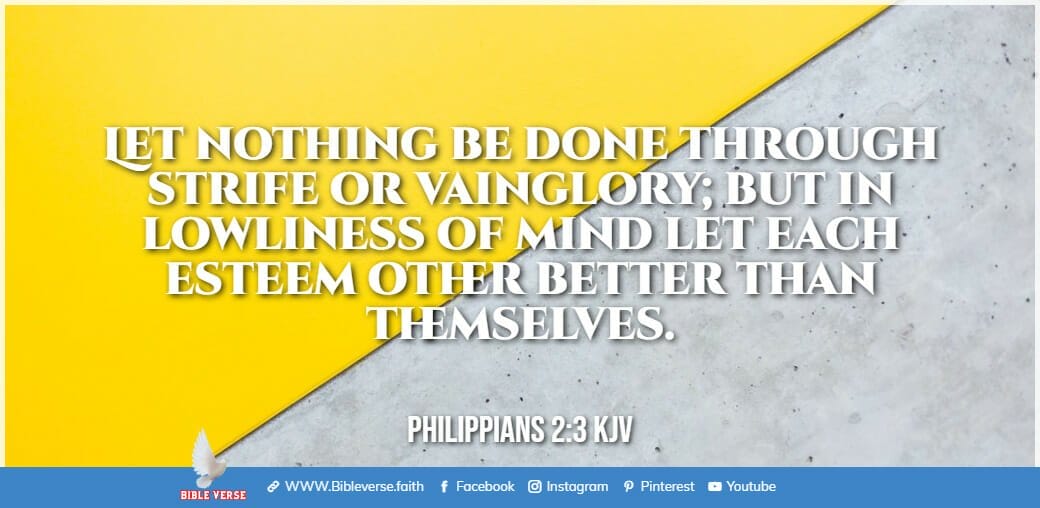 philippians 2 3 kjv uplifting bible verses