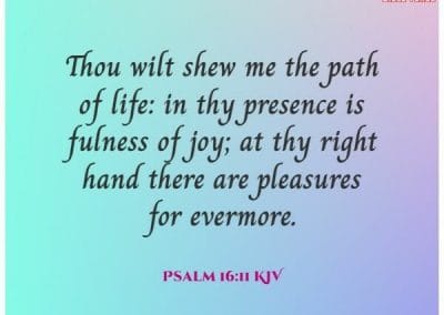 psalm 16 11 kjv bible verses for birthday wishes