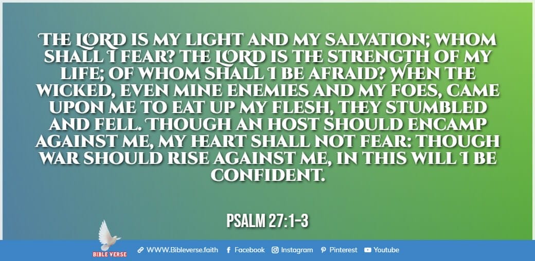 psalm 27 1 3 encouraging psalms