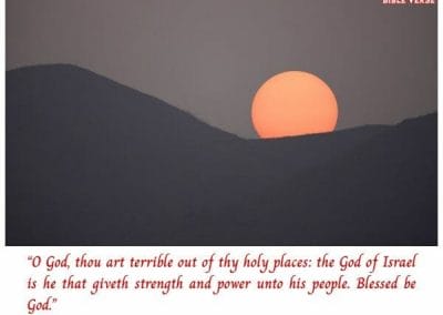 psalm 68 35 kjv bible verses about blessings from god