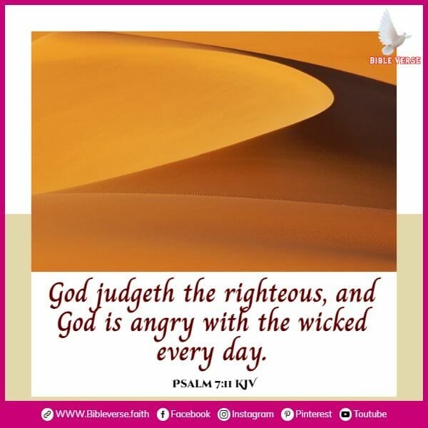 psalm 7 11 kjv righteous anger in the bible