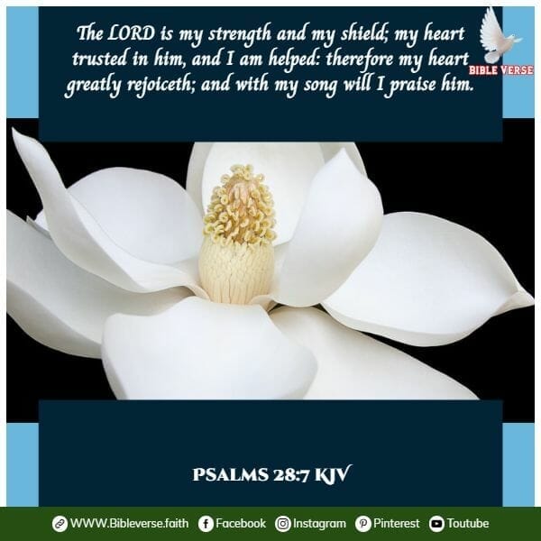 psalms 28 7 kjv bible verses about hope and encouragement