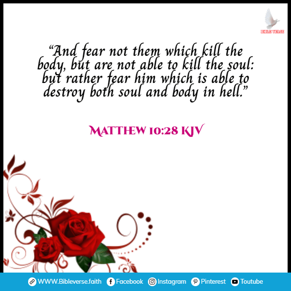 matthew 10 28 kjv bible verses about life after death