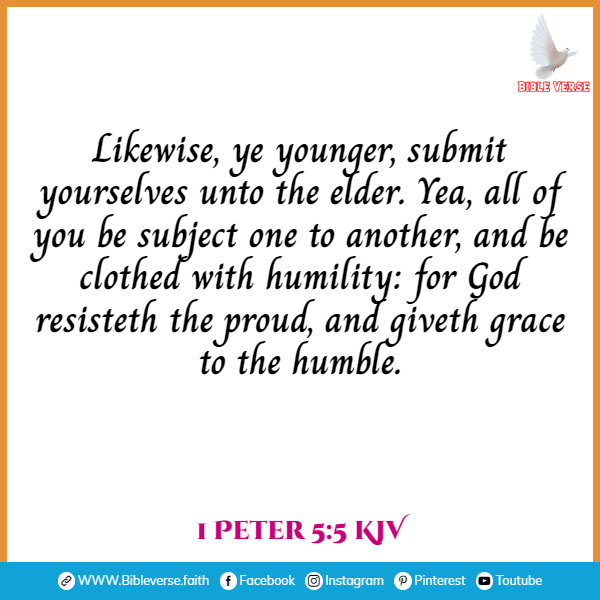 1 peter 5 5 kjv bible verses on humility