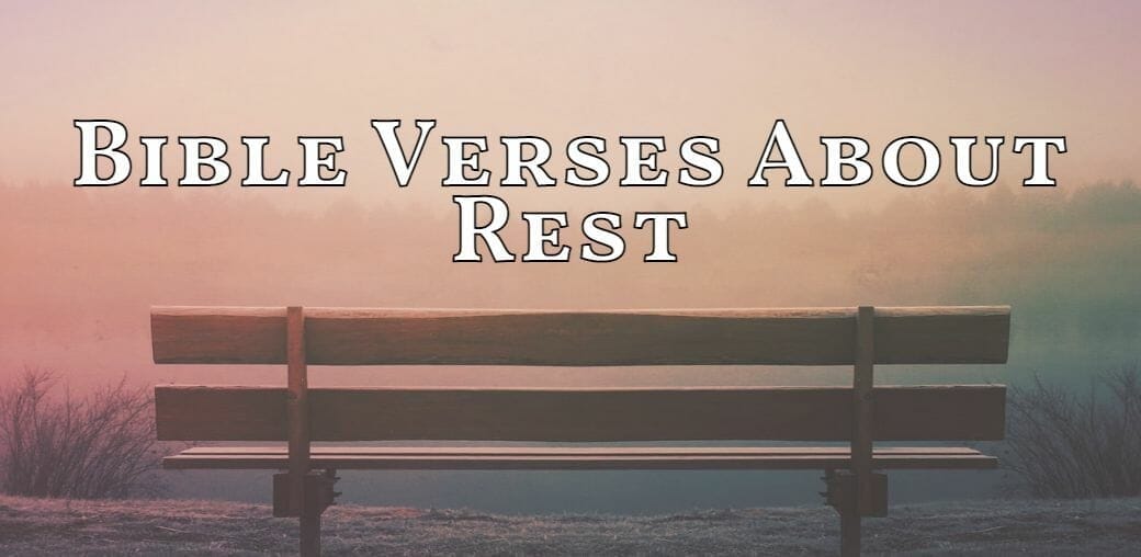 bible verses about rest