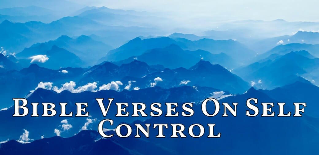 bible verses on self control