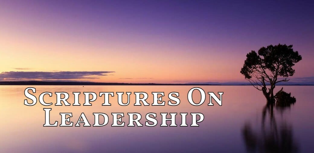 scriptures on leadership