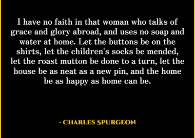 charles spurgeon christian quotes about family