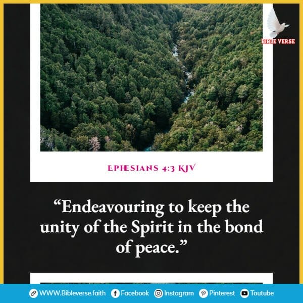 ephesians 4 3 kjv bible verse about peace and unity