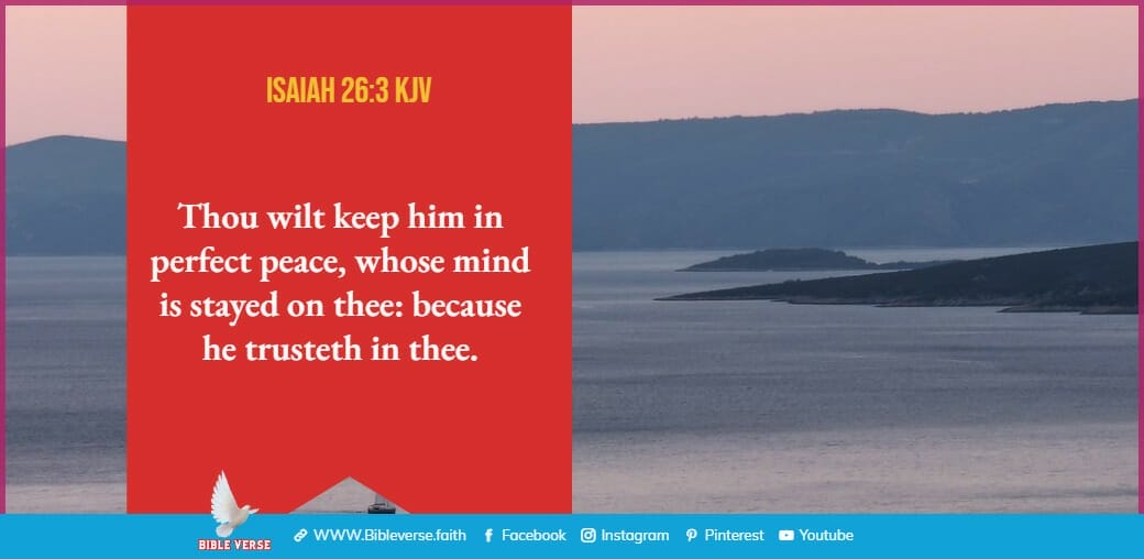 isaiah 26 3 kjv bible verses about rest