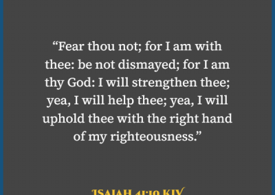 isaiah 41 10 kjv bible verses for relationship with god