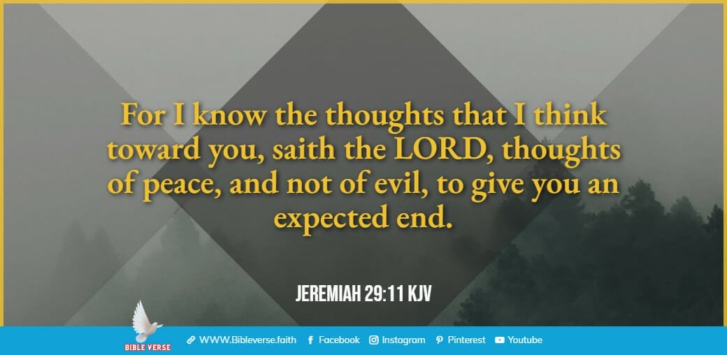 jeremiah 29 11 kjv bible verses about not giving up