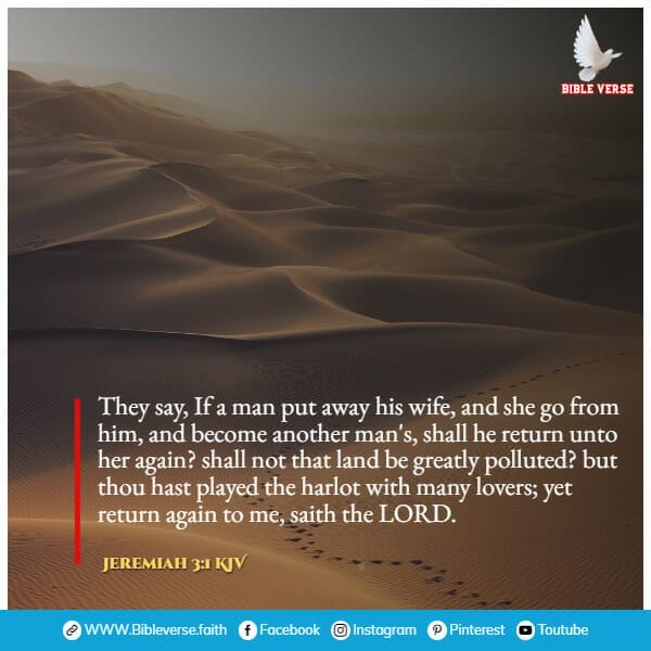 jeremiah 3 1 kjv bible verses on divorce