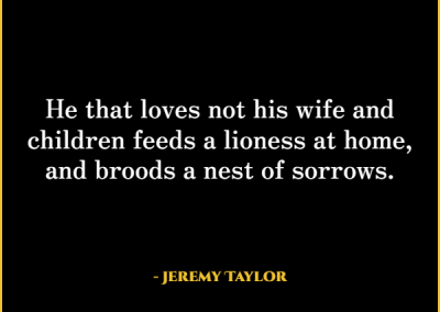 jeremy taylor christian quotes about family