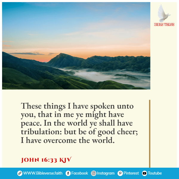 john 16 33 kjv bible verse on success