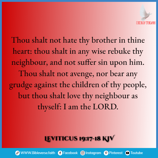 leviticus 19 17 18 kjv bible verse about hate