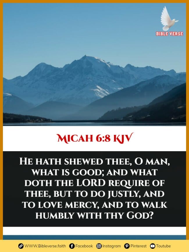 micah 6 8 kjv bible verses about integrity